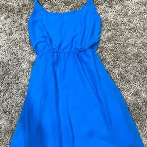 Cute Simple Blue Flowy Summer dress!